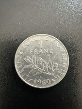 Münze franc 1960 gebraucht kaufen  Vöhringen