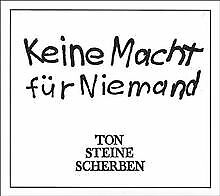 Macht niemand ton gebraucht kaufen  Berlin