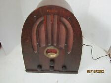  Vintage Philco Cathedral Tube Radio Model 60 37-60 Wood Tombstone for sale  Shipping to Canada