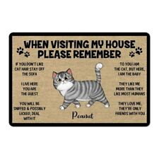  Por favor, recuerda cuando visites gatos casa gato alfombra de bienvenida gato segunda mano  Embacar hacia Mexico