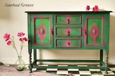 Green sideboard boho for sale  LEICESTER