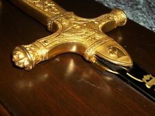 Extremely Rare! Franklin Mint Gold 24K Plated Coronation Sword of Napoleon 1988 for sale  Shipping to Canada