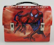 Lancheira Spider-Man Marvel ~7,25" x 6" The Tin Box Company 2002 Vintage Não Usado comprar usado  Enviando para Brazil