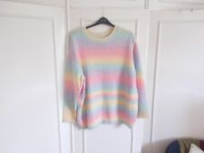 Ladies rainbow jumper for sale  HUNGERFORD