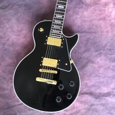 Loja personalizada preta LP guitarra elétrica dourada hardware envio rápido comprar usado  Enviando para Brazil