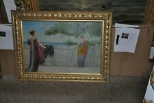 Wonderful allegorical oil for sale  Spokane