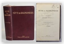 Hütte bauingenieurs 1911 gebraucht kaufen  Dresden