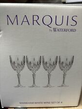 wine glasses marquis nib for sale  Las Vegas