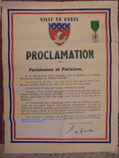 Affiche gaulle 1949 d'occasion  Prats-de-Mollo-la-Preste