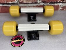 Used, Madrid Invader 1985 OG 9” Skateboard Trucks 2.5” Back To The Future NOS Copers for sale  Shipping to South Africa