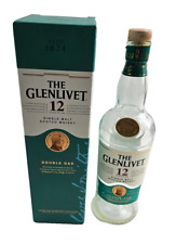 The Glenlivet 12 Double Oak Single Malt Scotch Whisky Empty Bottle w/Cork & Box! for sale  Shipping to South Africa