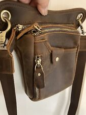 Leather waist pack for sale  San Bernardino