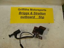 Briggs & Stratton outboard motor 4 stroke 5hp ignition coil oem spark boot plug for sale  Shipping to South Africa