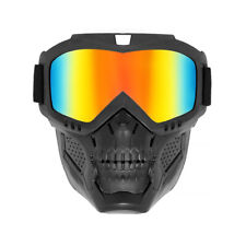 Óculos de proteção de motocicleta off road capacete de bicicleta óculos de máscara de caveira destacável, usado comprar usado  Enviando para Brazil
