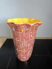 Vase vintage jaune d'occasion  Héric