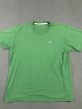 Camiseta Nike masculina grande verde manga curta gola redonda pulôver logotipo branco  comprar usado  Enviando para Brazil