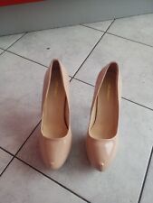 Plateau pumps cremefarben gebraucht kaufen  Hüttenh.,-Mündelh.,-Ungelsh