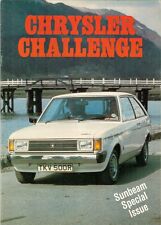 Chrysler challenge sunbeam for sale  UK