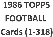 1986 topps football for sale  Gig Harbor