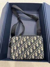 Bolsa tiracolo Christian Dior zíper duplo bolsa de lona oblíqua com alça VWG 327754 comprar usado  Enviando para Brazil