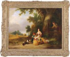 antique landscape oil painting for sale  NOTTINGHAM