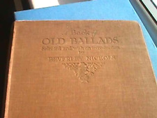 Book old ballads for sale  LOWESTOFT