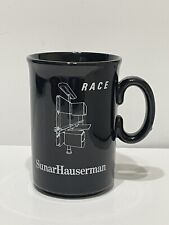 Taza de carreras Sunar Hauserman - taza de café - muebles - hecha en Inglaterra - negra segunda mano  Embacar hacia Mexico