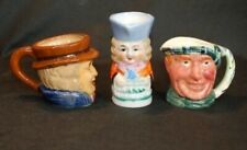 VTG Mini Toby Character Jugs made in Japan and England Porcelain EUC Lot of 3  for sale  Shipping to Canada