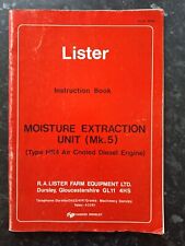 Lister moisture extraction for sale  TETBURY