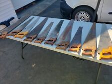 K4066 ANTIQUE VINTAGE DISSTON  HAND SAW LOT- 10 - ALL DISSTON  for sale  Shipping to Canada
