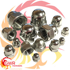 M3 M4 M5 M6 M7 M8 M10 M12 M16 Dome Nuts Metric - Stainless Steel - Domed DIN1587 for sale  Shipping to South Africa