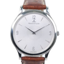 Relógios ultrafinos JAEGER-LECOULTRE 145.8.79 marrom prata mostrador aço inoxidável St... comprar usado  Enviando para Brazil