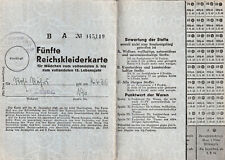 Reichskleiderkarte mädchen 1944 gebraucht kaufen  Ibbenbüren