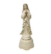 Figura musical de trébol de porcelana de la Virgen María irlandesa Ave María romana 2001, usado segunda mano  Embacar hacia Argentina