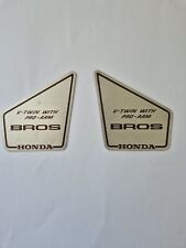 Used, Honda NT400 Bros - Frame Decals 87125MN8300 87126MN8300 Left Right for sale  Shipping to South Africa