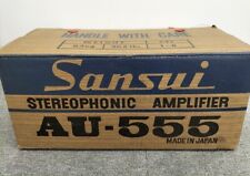 Sansui AU-555 Amplificador Estéreo Integrado Transistor de Silicio Epitaxial en Caja segunda mano  Embacar hacia Argentina