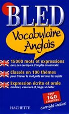 Bled vocabulaire anglais d'occasion  France