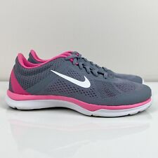 Tênis de treinamento esportivo Nike feminino na temporada TR 5 cinza e rosa tamanho 7.5 comprar usado  Enviando para Brazil