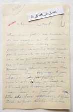 Lettre anonyme à Eugène Frot (1893-1983) Affaire Stavisky 1934 - Autographe comprar usado  Enviando para Brazil