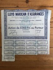 Lloyd marocain assurances d'occasion  Paris-