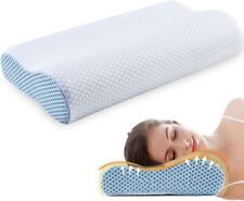 Ecosafeter Contour Memory Foam Pillow Cervical Orthopedic Deep Sleep Neck Pillow for sale  Shipping to South Africa