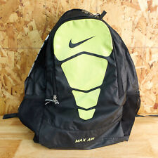 Mochila Nike Max Air Vapor grande preta/verde neon bolsa livro, usado comprar usado  Enviando para Brazil