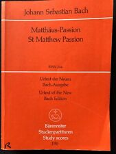 Bach matthäus passion gebraucht kaufen  Haddenhausen