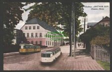 145682 AK Gasthaus Grüner Hof Chemnitz-Borna 1931 Straßenbahn Bus Fotomontage gebraucht kaufen  Neustadt
