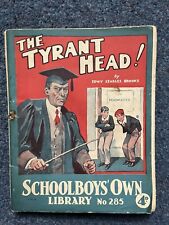 Schoolboys' Own Library # 285 The Tyrant Head by Edwy Searles Brooks, 1936 segunda mano  Embacar hacia Argentina