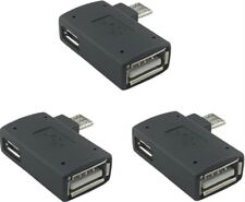 Paquete de 3 adaptadores de cable OTG para Fire TV Stick 4K Max/Cube/LitePowered Micro USB segunda mano  Embacar hacia Mexico
