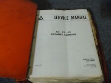 Allis-Chalmers K2 F2 F3 Gleaner Combine Shop Service Repair Manual 9004660 for sale  Shipping to South Africa