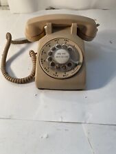 Antigo UTS Original Telefone Fixo Bege/Castanho Decoração Telefone Rotativo Home Office, usado comprar usado  Enviando para Brazil