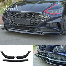 Kit de carroceria spoiler labial preto brilhante para Hyundai Sonata 2020-2023 comprar usado  Enviando para Brazil