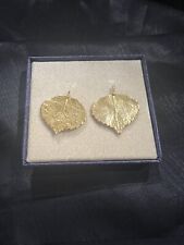 aspen earrings leaf gold for sale  Colorado Springs